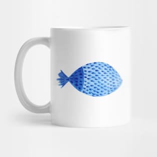 blue fish Mug